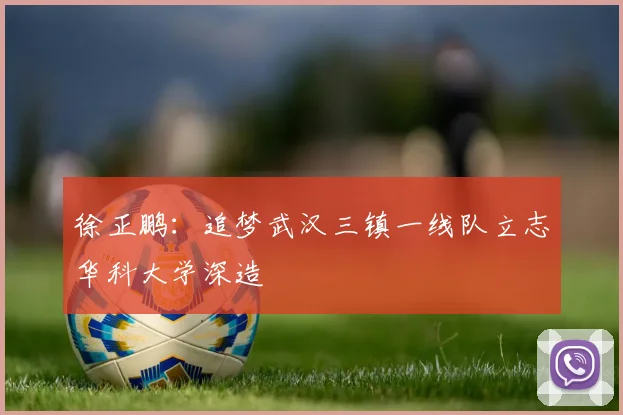 徐正鹏：追梦武汉三镇一线队立志华科大学深造