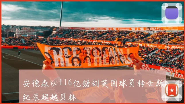 安德森以116亿镑创英国球员转会新纪录超越贝林